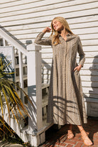 Classic Shirt Dress, Driftwood Classic Shirt Dress, Driftwood